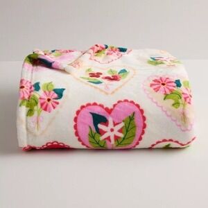 Heart Blanket Valentine's Day Oversized Plush Throw NEW